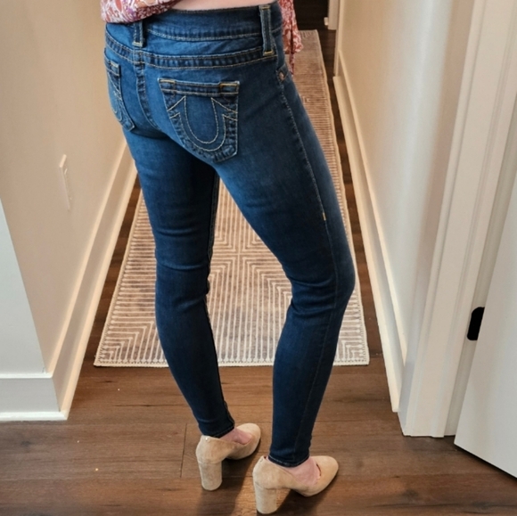 True Religion Low Rise Skinny CASEY - SIZE 27 - Picture 3 of 12